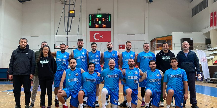 ÇESK Basketbol farklı kazandı