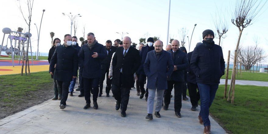 Büyükakın Balyanoz Koyu’nda incelemelerde bulundu