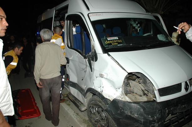 Şekerpınar'da kaza: 1 yaralı!