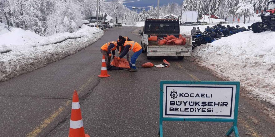 Yollarda onarım çalışmaları yapıldı