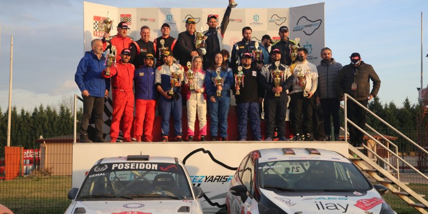 Rallikros şampiyonları kupalarını aldı