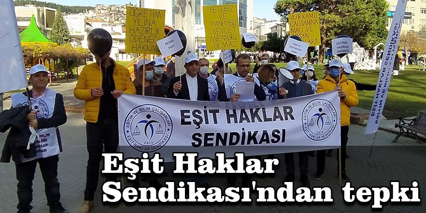 Eşit Haklar Sendikası'ndan tepki