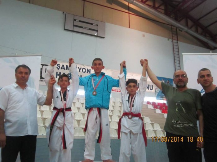 Minik Tekvandocular, 17 Ağustos için Yarıştı