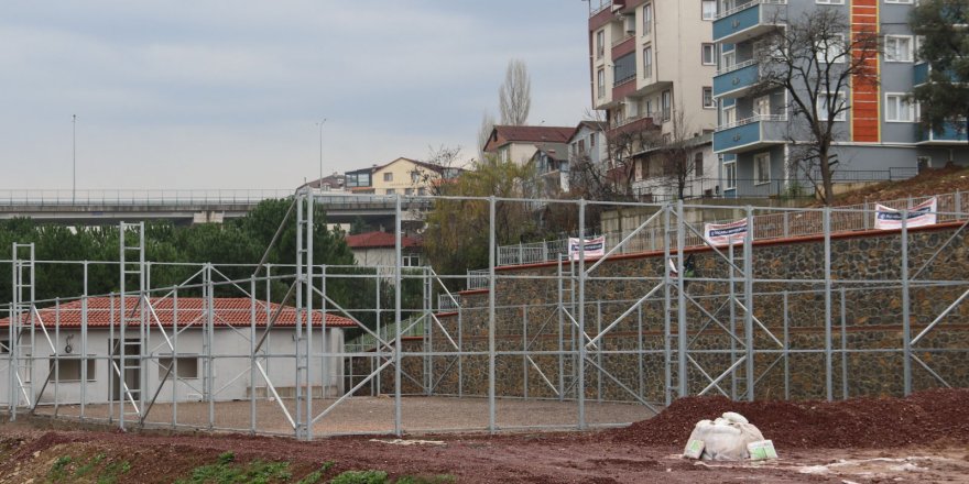 Cımbızdere’de artık futbol sahası da olacak