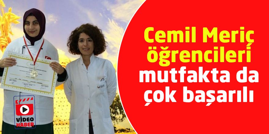 Cemil Meriç öğrencileri mutfakta da çok başarılı