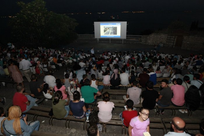 Açık havada sinema keyfi