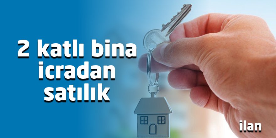 2 katlı bina icradan satılık