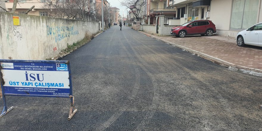 İSU üstyapı çalışmaları sürdürüyor