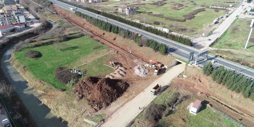Alikahya Stadyum bağlantı yolunda ilk kazma vuruldu
