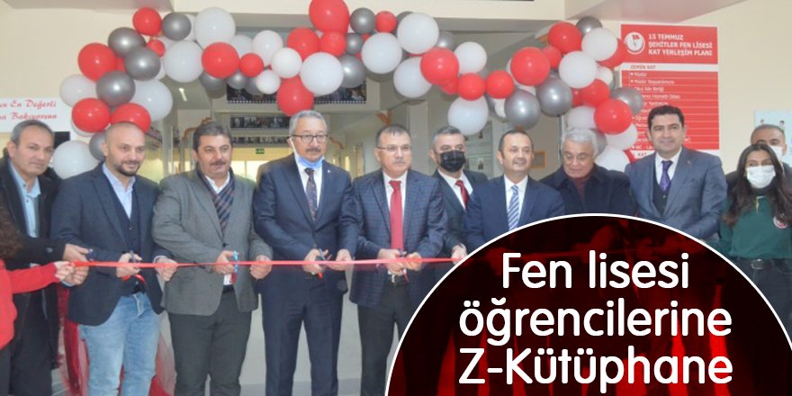 Fen lisesi öğrencilerine Z-Kütüphane