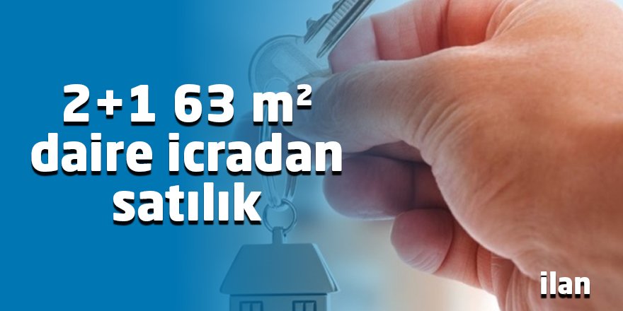 2+1 63 m² daire icradan satılık