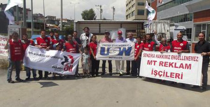 MT Reklam’da direnişin yüzüncü günü