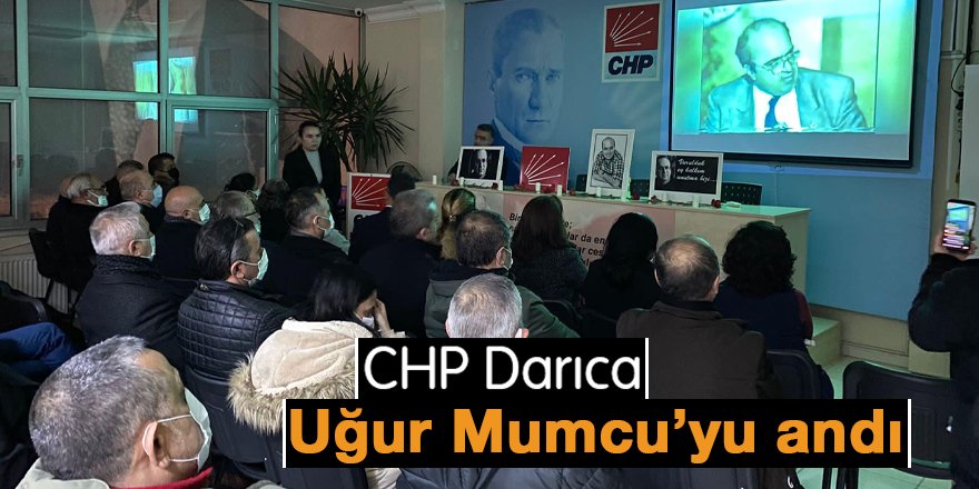 CHP Darıca Mumcu’yu andı