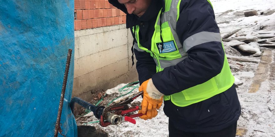 Patlayan sayaç ve tesisatlara müdahale