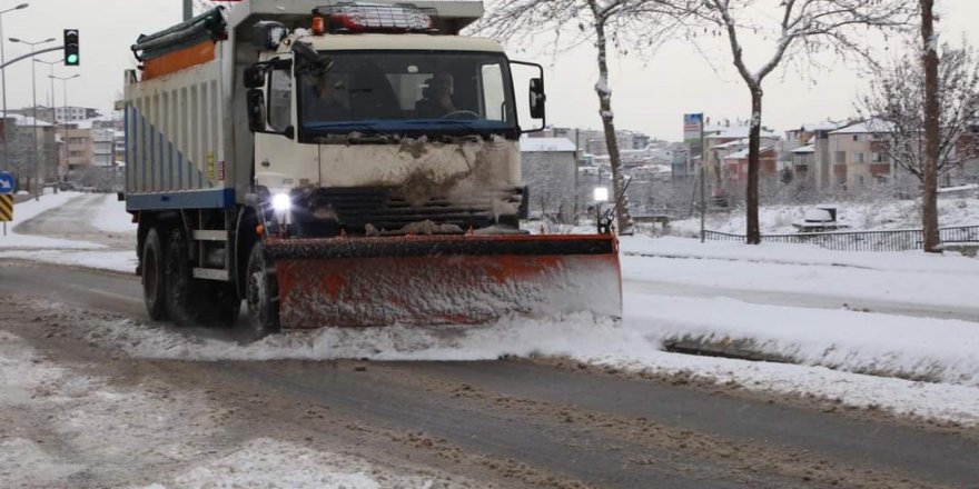 Kar yağışı Darıca’da çileye dönüşmedi