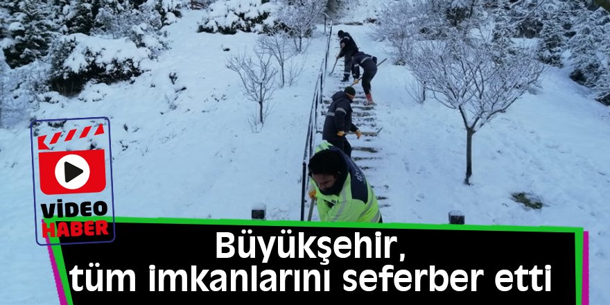 Büyükşehir, Gebze bölgesinde tüm imkanlarını seferber etti