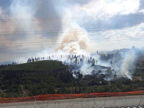 Eskihisar’da yine yangın
