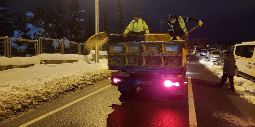 Büyükşehir’den buzlanmaya karşın solüsyon