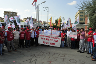 MT Reklam’da direniş sürüyor