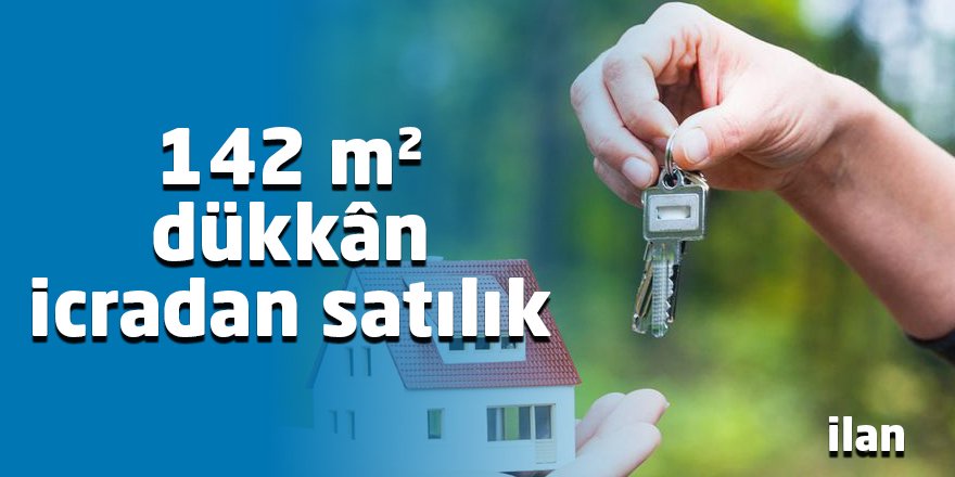 142 m² dükkân icradan satılık
