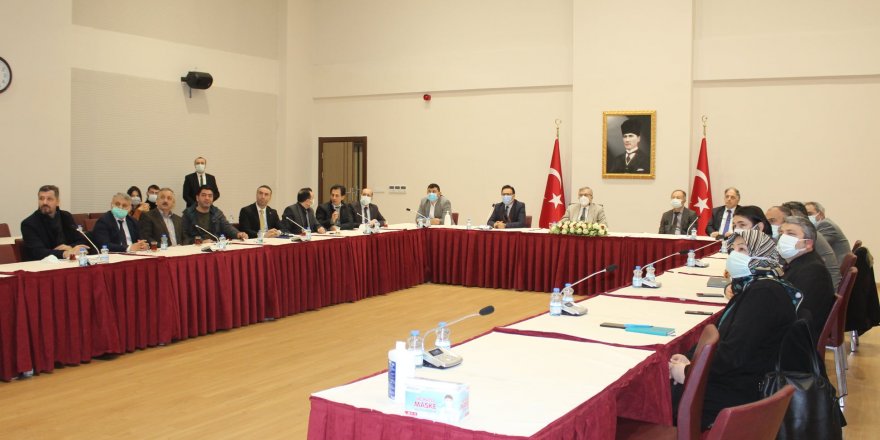Pehlevan başkanlığında toplanıldı