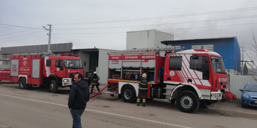 Ömer Polat’ın deposunda yangın çıktı!