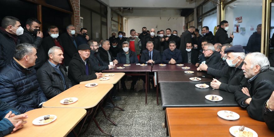 Başkan Büyükakın, esnaflarla buluştu