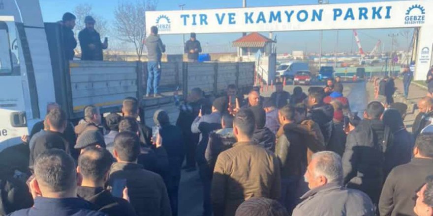 Nakliyeciler kontak kapattı