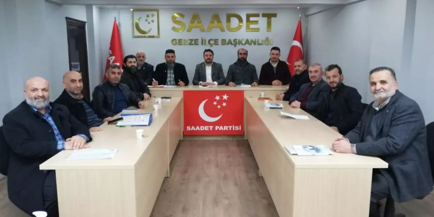 SP Gebze’de gündem değerlendirildi