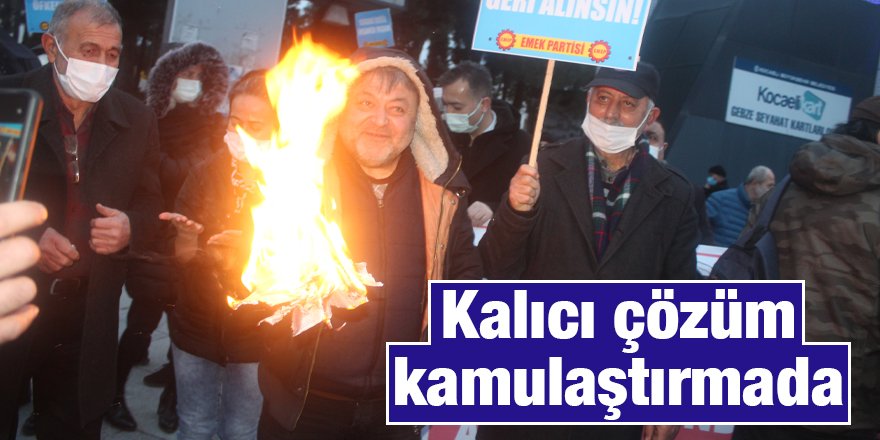 Kalıcı çözüm kamulaştırmada