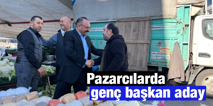 Pazarcılarda genç başkan aday