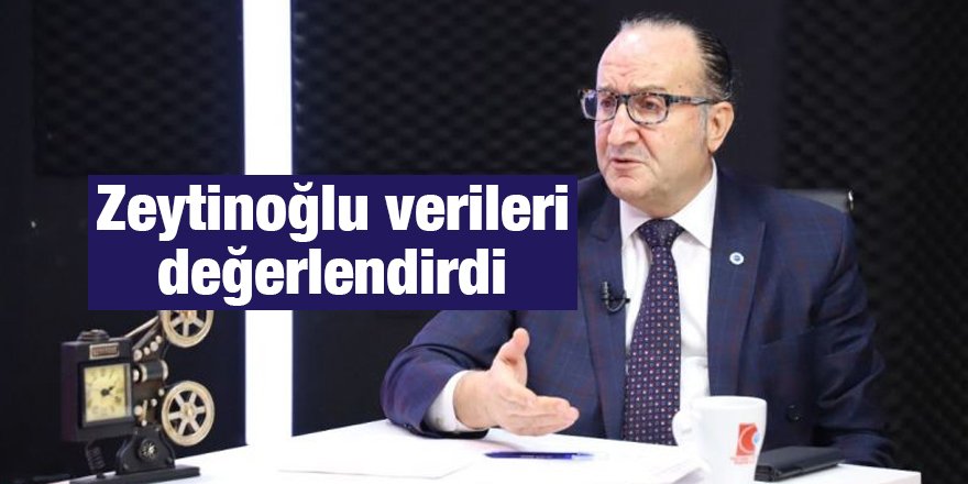 Zeytinoğlu verileri değerlendirdi