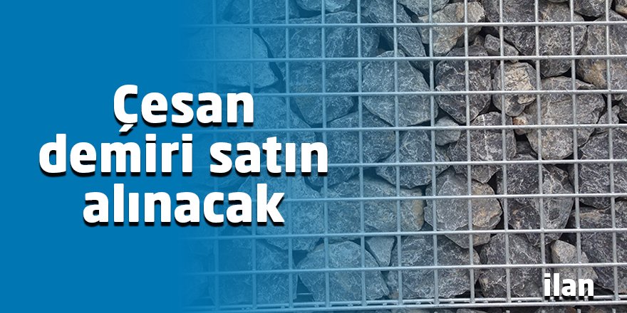 Çesan demiri satın alınacak