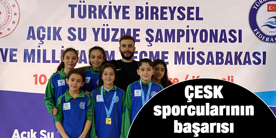 ÇESK sporcularının başarısı