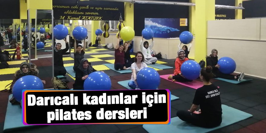 Darıcalı kadınlar için pilates dersleri