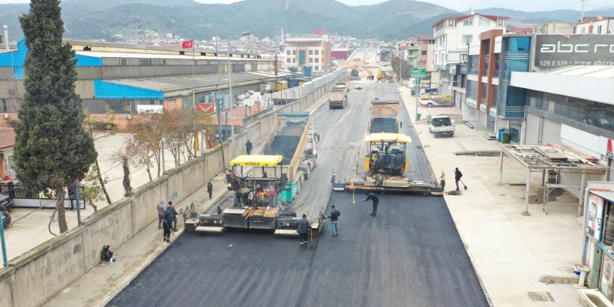 İlimtepe’ye uzanan yolda son rötuşlar yapılıyor