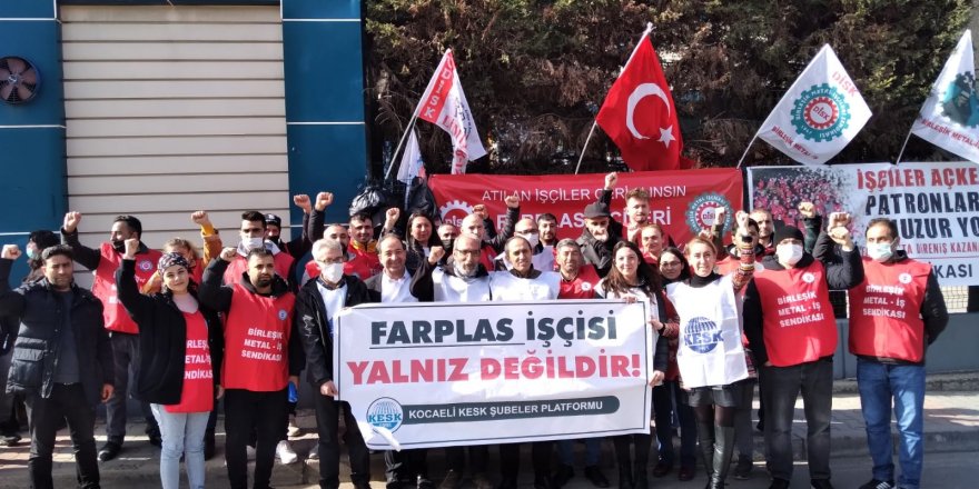 KESK’ten Farplas direnişine destek