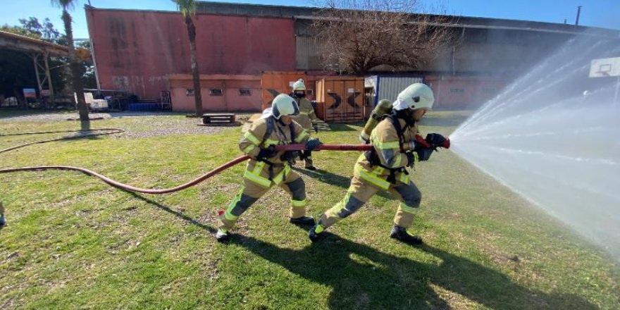 Büyükşehir İtfaiyesinden Hatay’da eğitim