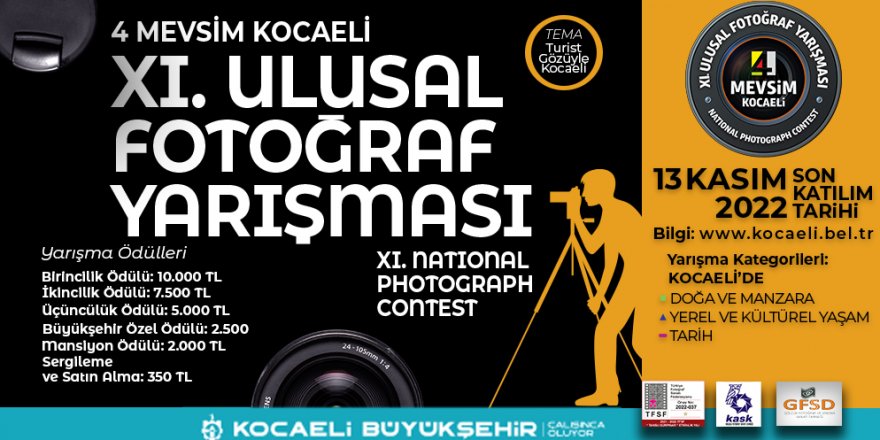 4 Mevsim Kocaeli XI. Ulusal Fotoğraf Yarışması başlıyor