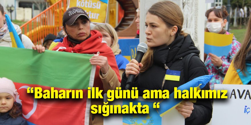 “Baharın ilk günü ama halkımız sığınakta “