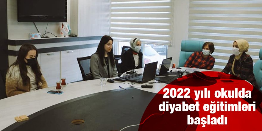 2022 yılı okulda diyabet eğitimleri başladı