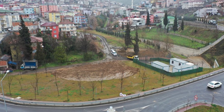 Park çalışmalarına başlandı