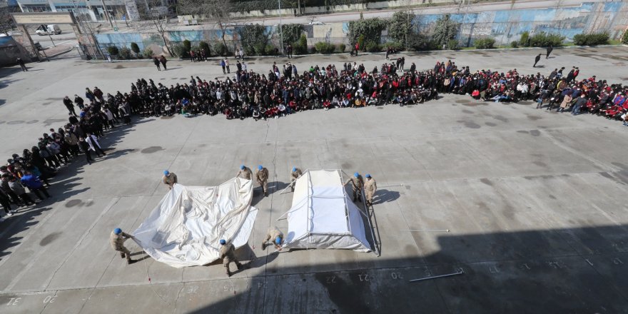 Gebze’de Başarılı Deprem Tatbikatı