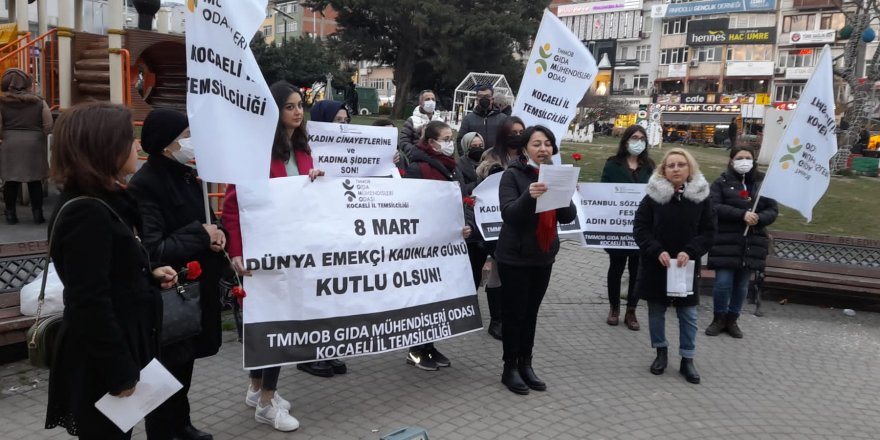 Gıda mühendisleri 8 Mart’ı kutladı