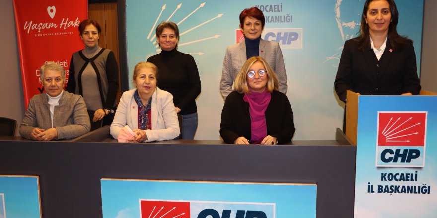 CHP’li kadınlar, “Yasalara dokunma, uygula”