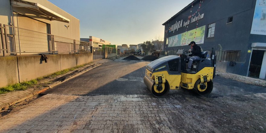 Sanayi Mahallesi’nde üstyapı tamamlanıyor