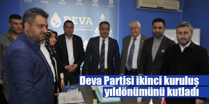 Deva Partisi ikinci kuruluş yıldönümünü kutladı