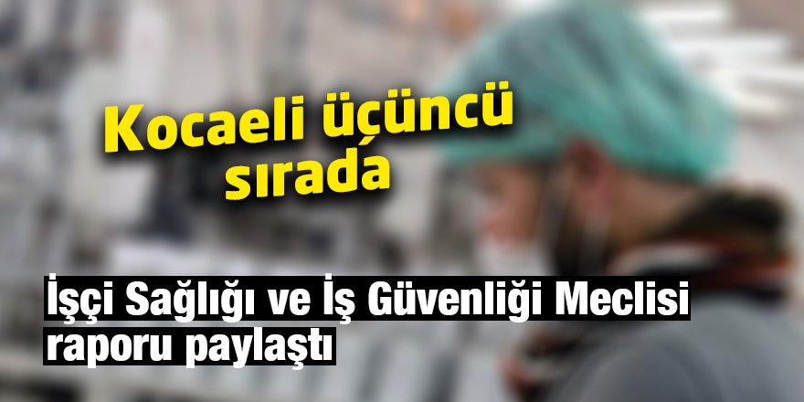 Kocaeli üçüncü sırada