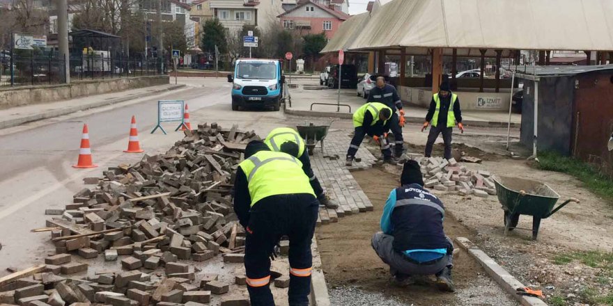 Yol bakım timinden anında müdahale