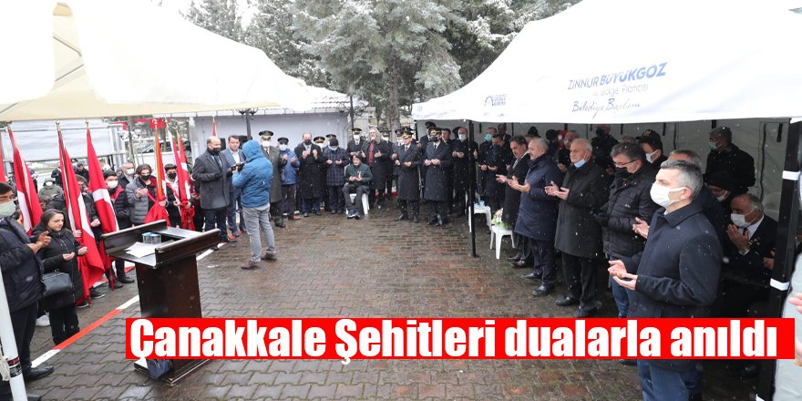 Çanakkale Şehitleri dualarla anıldı
